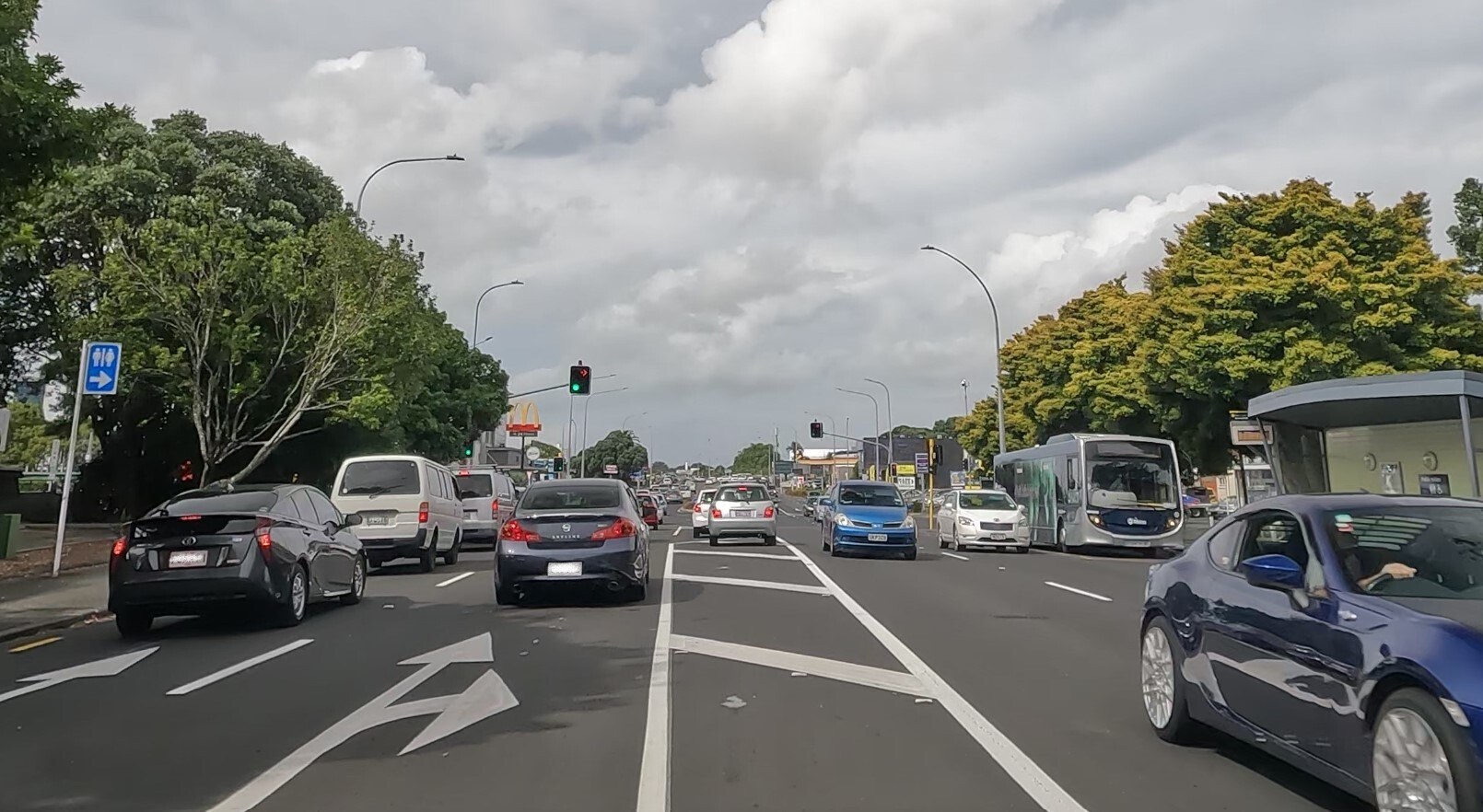 ニュージーランドでレンタカーの旅！ 快適ドライブに必要な注意点 : Flush Median Strips